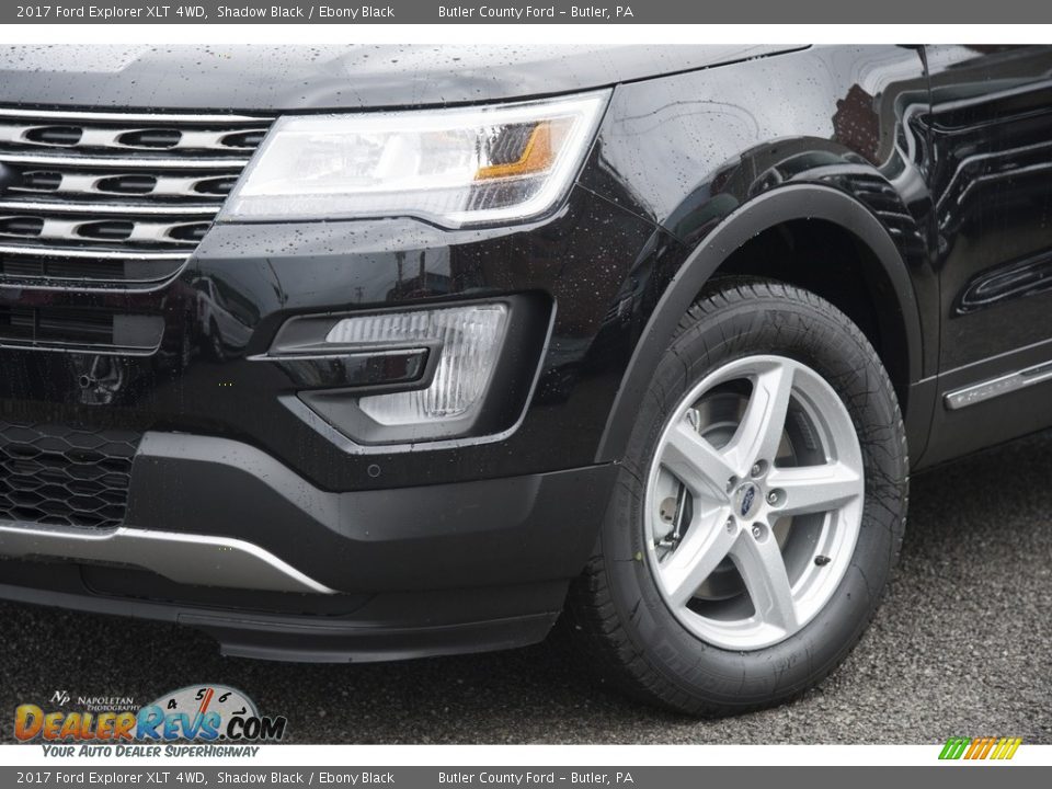 2017 Ford Explorer XLT 4WD Shadow Black / Ebony Black Photo #2