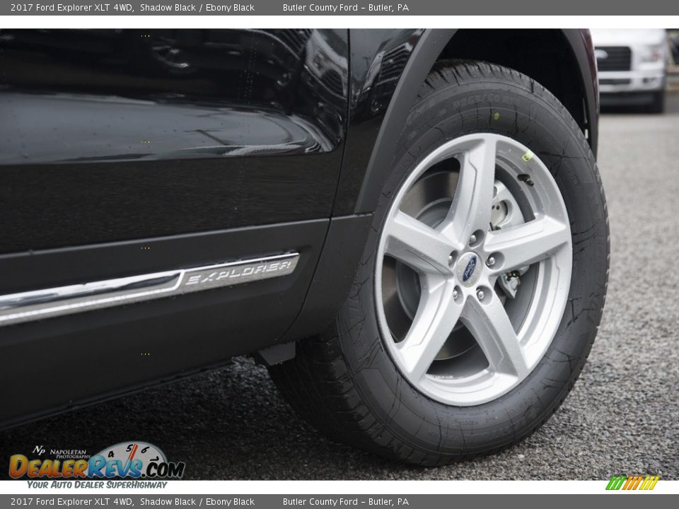 2017 Ford Explorer XLT 4WD Shadow Black / Ebony Black Photo #4