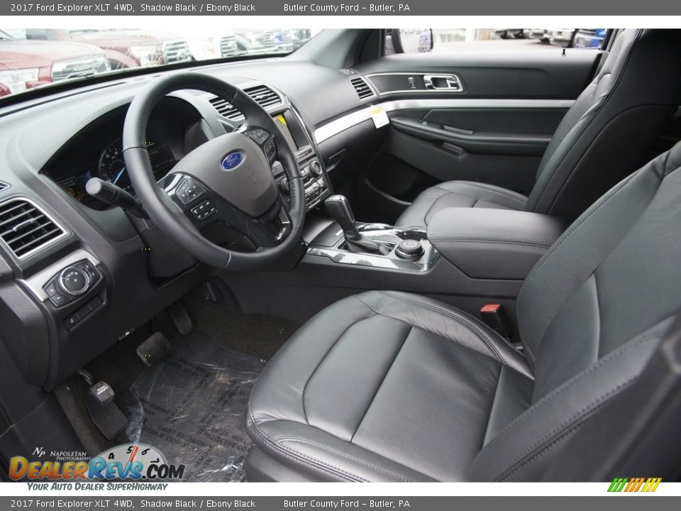 2017 Ford Explorer XLT 4WD Shadow Black / Ebony Black Photo #6