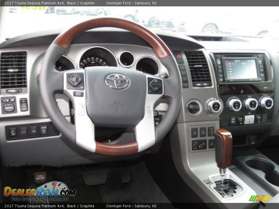 Dashboard of 2017 Toyota Sequoia Platinum 4x4 Photo #8