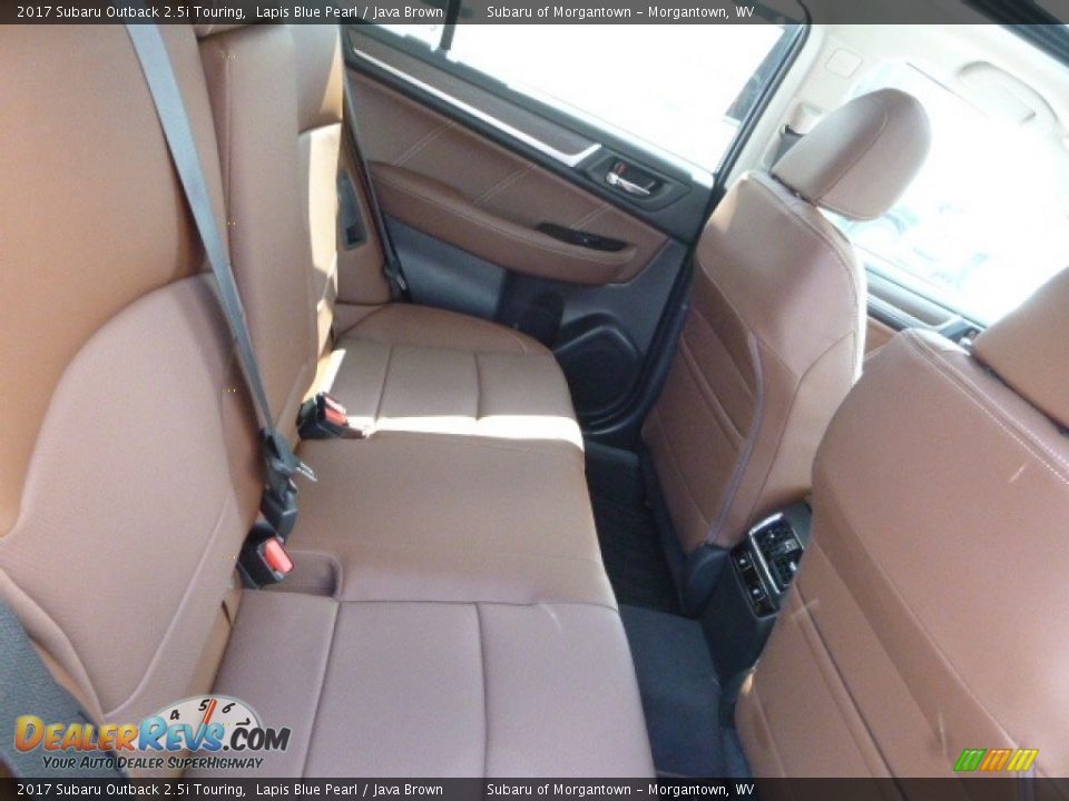 2017 Subaru Outback 2.5i Touring Lapis Blue Pearl / Java Brown Photo #12