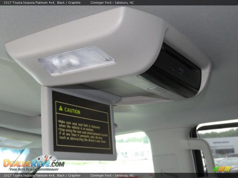 2017 Toyota Sequoia Platinum 4x4 Black / Graphite Photo #12