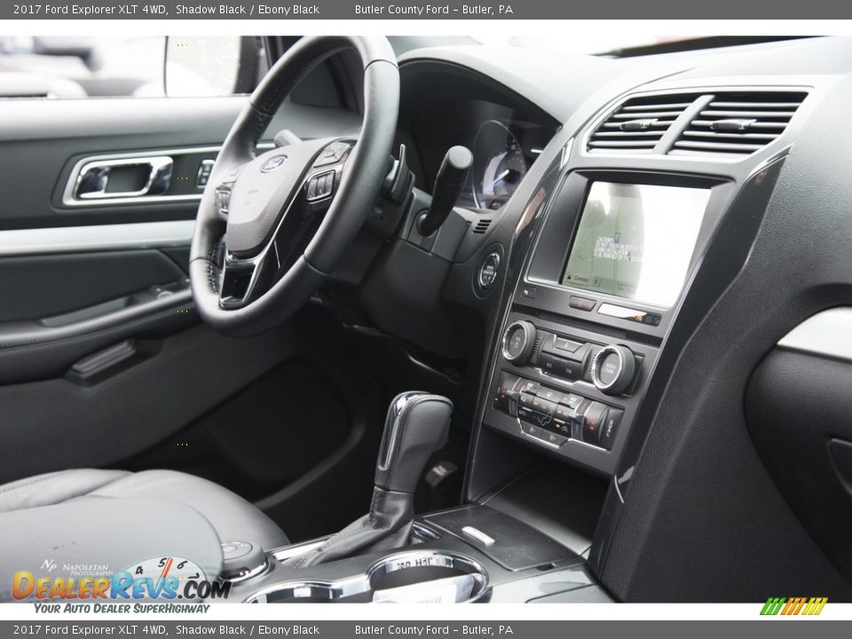 2017 Ford Explorer XLT 4WD Shadow Black / Ebony Black Photo #10