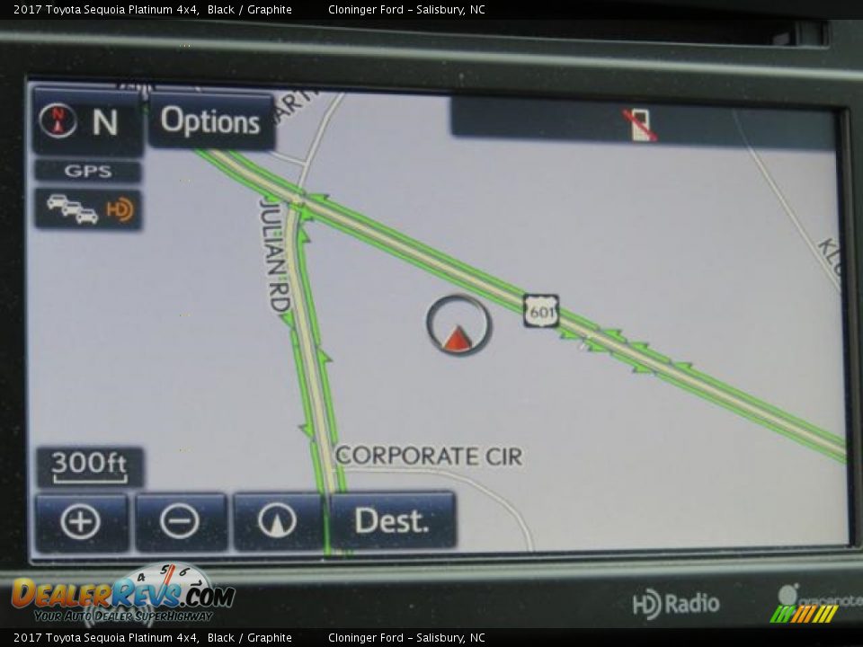 Navigation of 2017 Toyota Sequoia Platinum 4x4 Photo #17