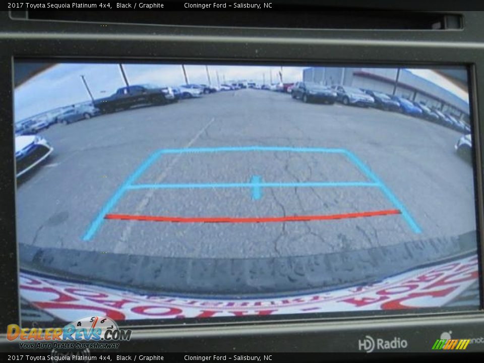 2017 Toyota Sequoia Platinum 4x4 Black / Graphite Photo #18