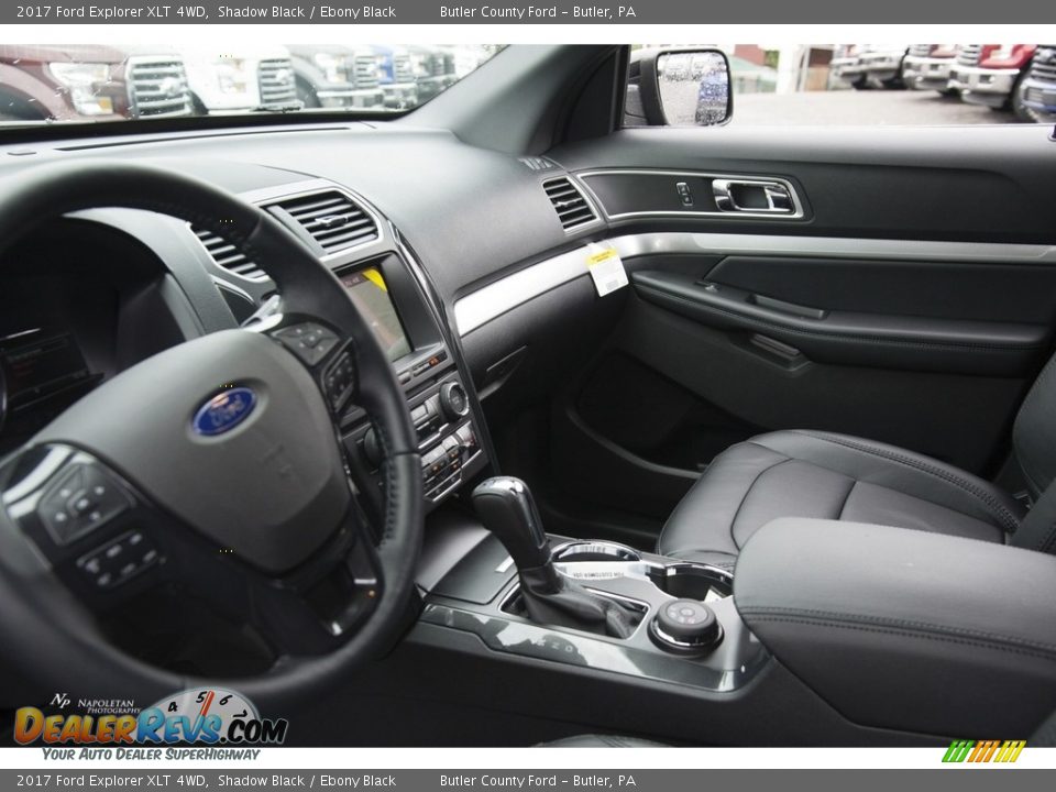 2017 Ford Explorer XLT 4WD Shadow Black / Ebony Black Photo #13