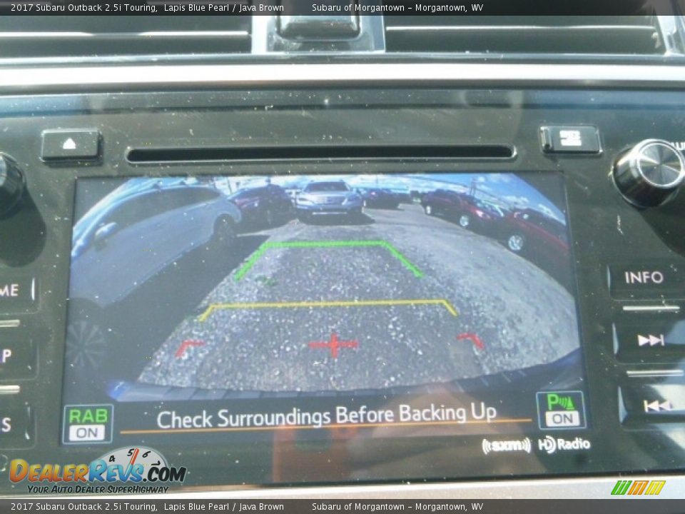 2017 Subaru Outback 2.5i Touring Lapis Blue Pearl / Java Brown Photo #18