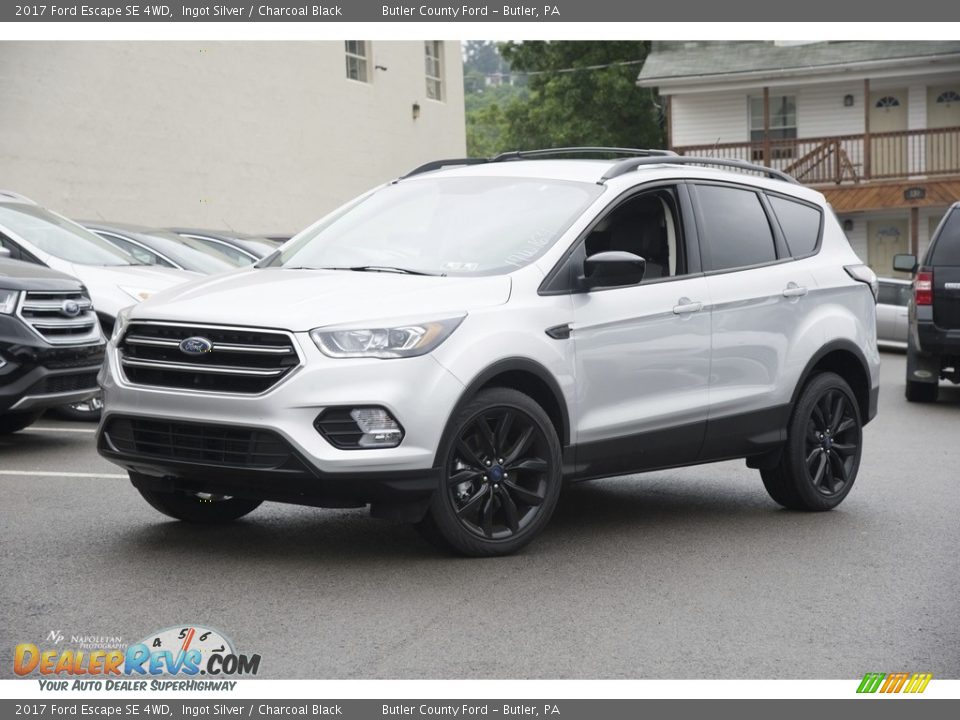 2017 Ford Escape SE 4WD Ingot Silver / Charcoal Black Photo #1