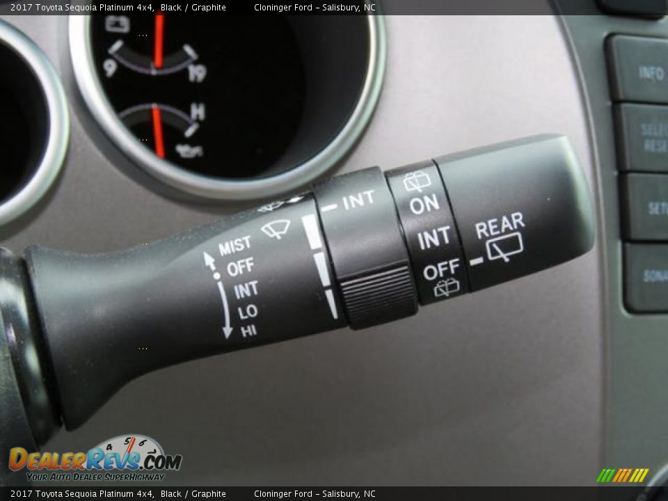 Controls of 2017 Toyota Sequoia Platinum 4x4 Photo #25