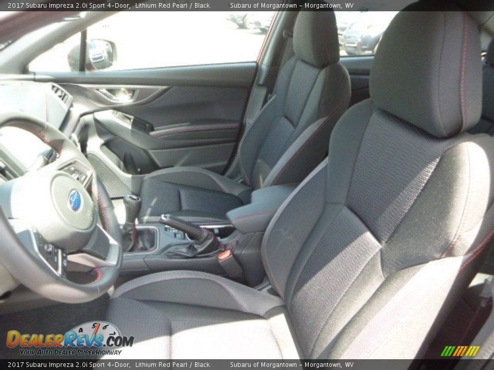 2017 Subaru Impreza 2.0i Sport 4-Door Lithium Red Pearl / Black Photo #7