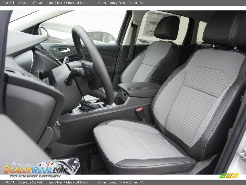 2017 Ford Escape SE 4WD Ingot Silver / Charcoal Black Photo #7