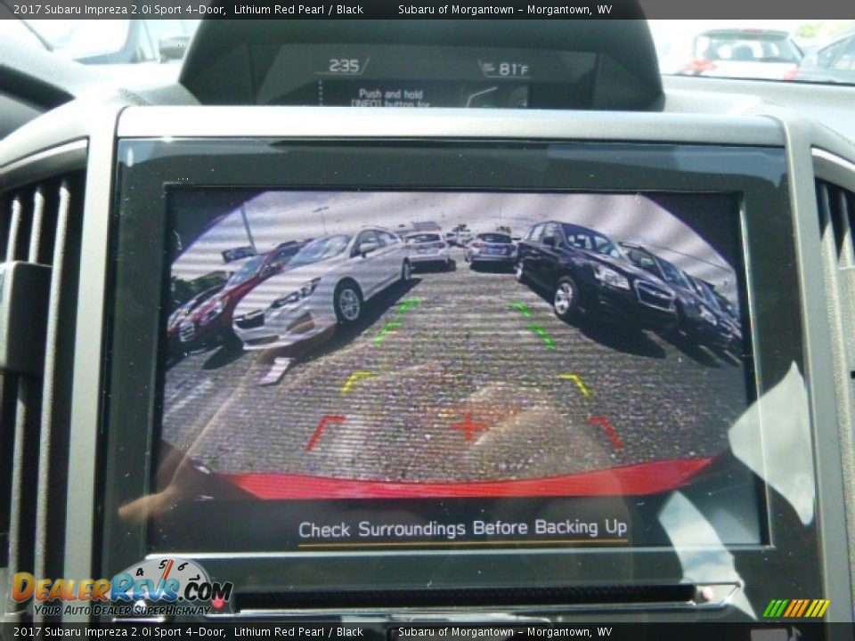 2017 Subaru Impreza 2.0i Sport 4-Door Lithium Red Pearl / Black Photo #11