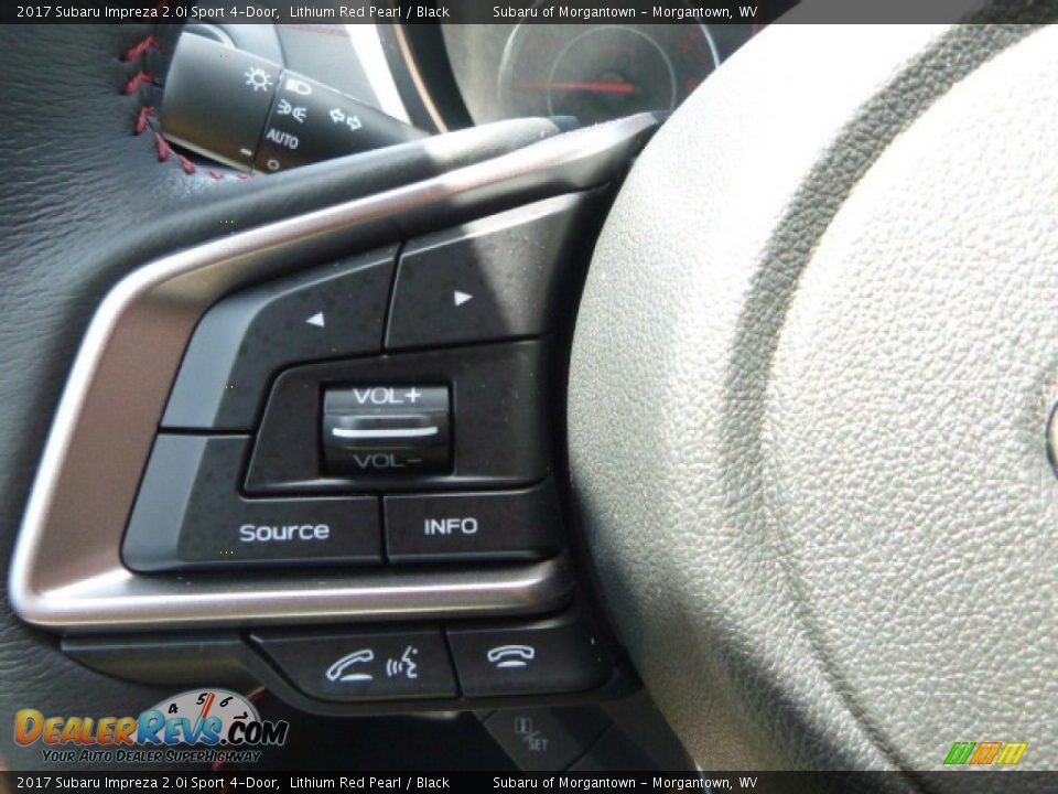 2017 Subaru Impreza 2.0i Sport 4-Door Lithium Red Pearl / Black Photo #13
