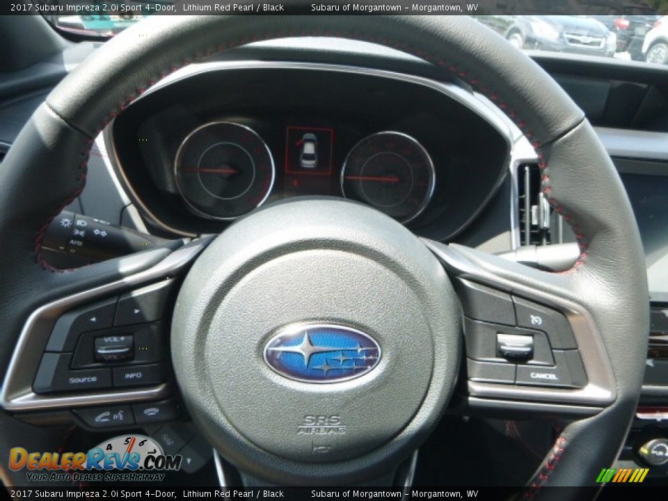 2017 Subaru Impreza 2.0i Sport 4-Door Lithium Red Pearl / Black Photo #14