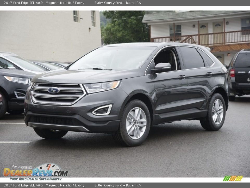 2017 Ford Edge SEL AWD Magnetic Metallic / Ebony Photo #1
