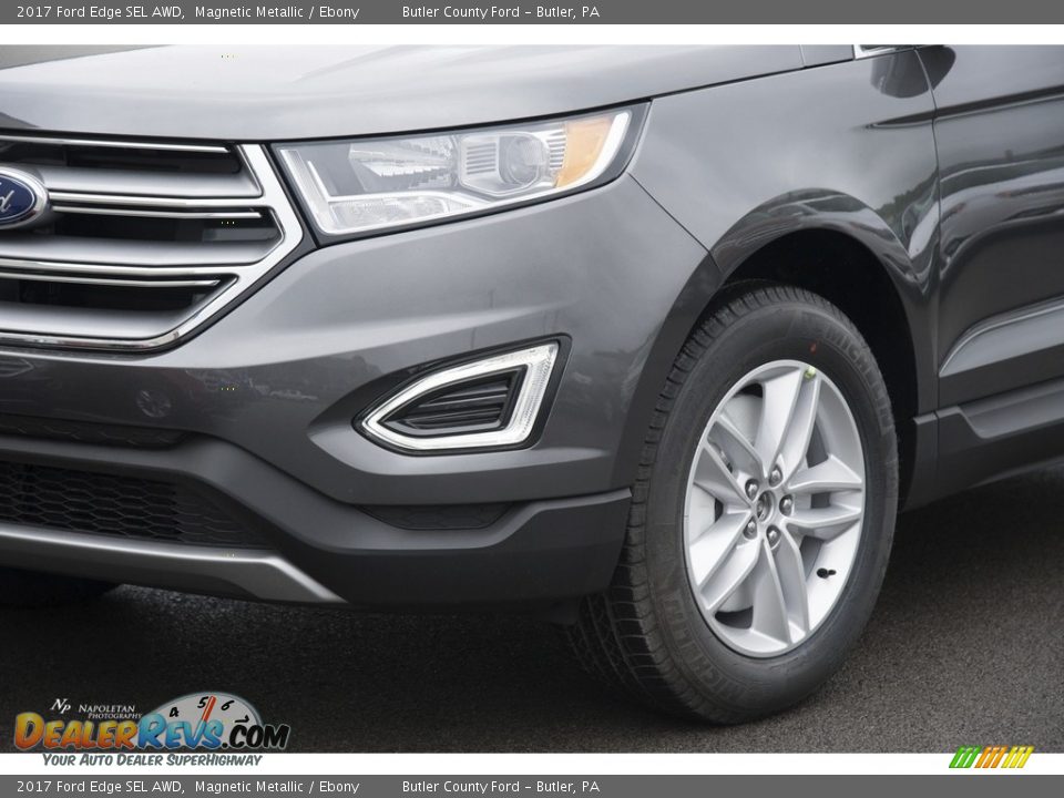2017 Ford Edge SEL AWD Magnetic Metallic / Ebony Photo #2