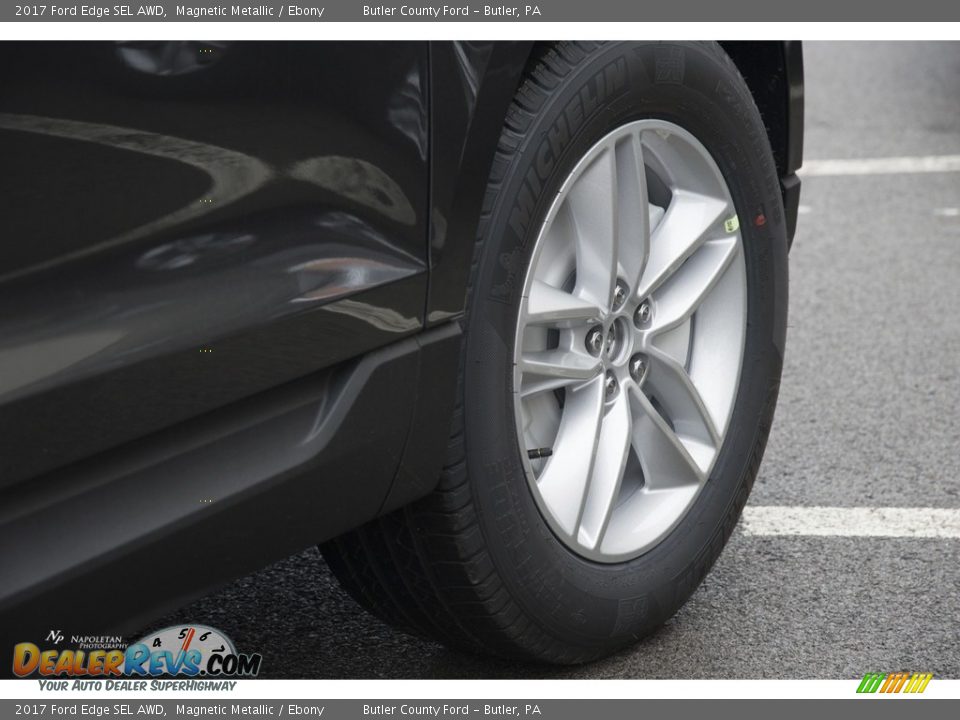 2017 Ford Edge SEL AWD Magnetic Metallic / Ebony Photo #5