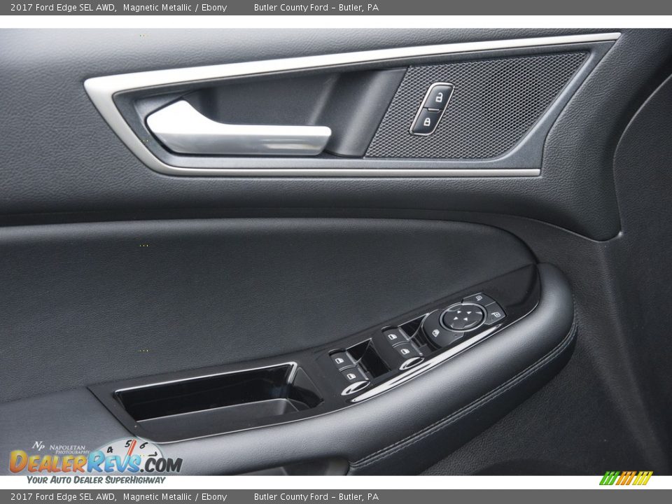 2017 Ford Edge SEL AWD Magnetic Metallic / Ebony Photo #6
