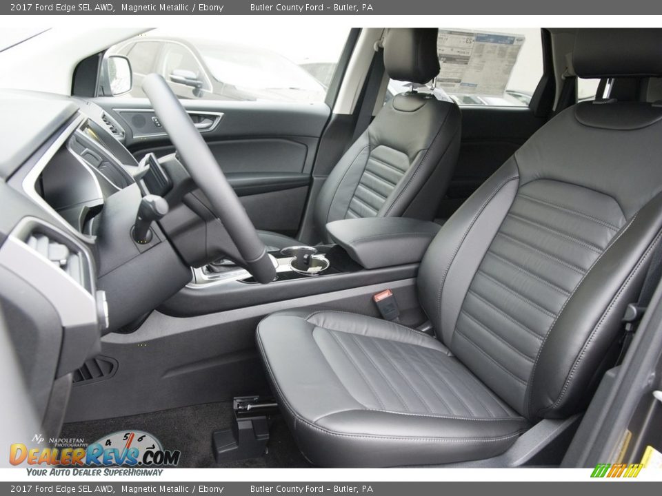 2017 Ford Edge SEL AWD Magnetic Metallic / Ebony Photo #9