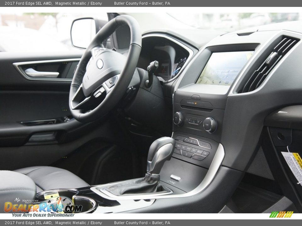 2017 Ford Edge SEL AWD Magnetic Metallic / Ebony Photo #11