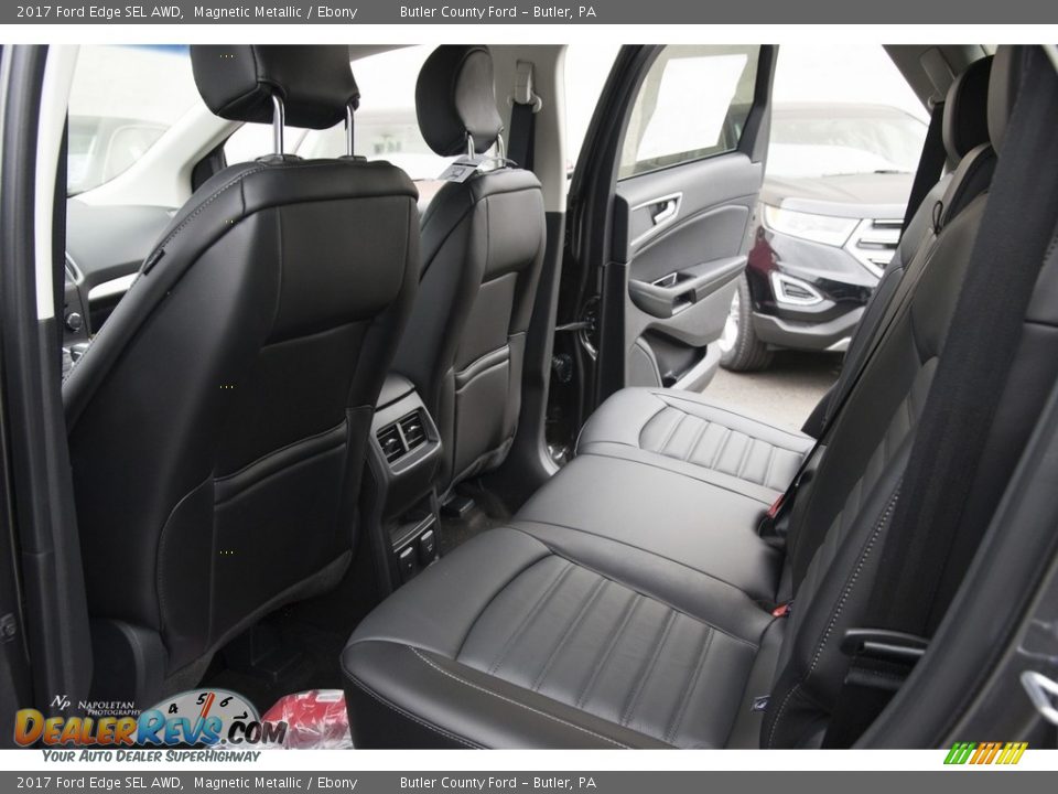 2017 Ford Edge SEL AWD Magnetic Metallic / Ebony Photo #12