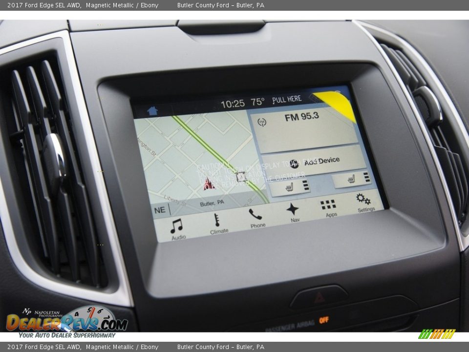 2017 Ford Edge SEL AWD Magnetic Metallic / Ebony Photo #13