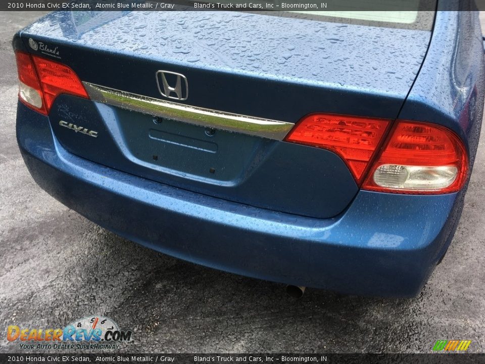 2010 Honda Civic EX Sedan Atomic Blue Metallic / Gray Photo #15