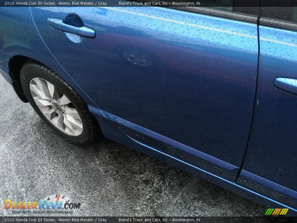 2010 Honda Civic EX Sedan Atomic Blue Metallic / Gray Photo #17