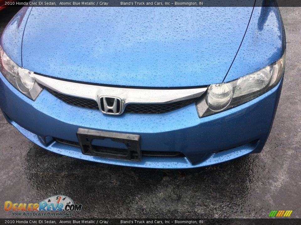 2010 Honda Civic EX Sedan Atomic Blue Metallic / Gray Photo #22
