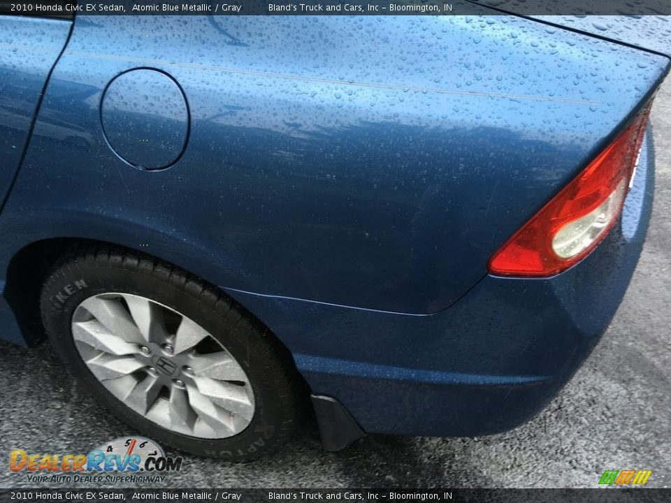 2010 Honda Civic EX Sedan Atomic Blue Metallic / Gray Photo #27