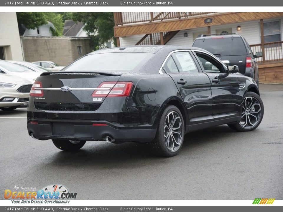 2017 Ford Taurus SHO AWD Shadow Black / Charcoal Black Photo #4