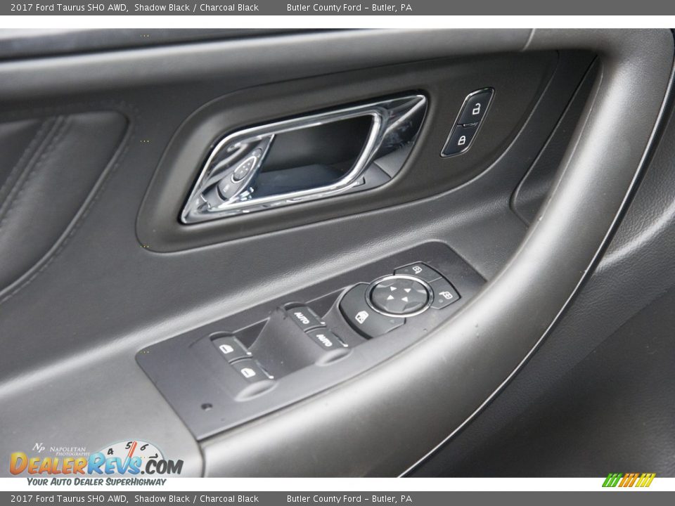 2017 Ford Taurus SHO AWD Shadow Black / Charcoal Black Photo #5