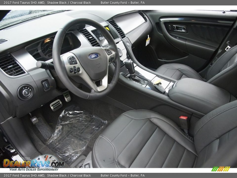 2017 Ford Taurus SHO AWD Shadow Black / Charcoal Black Photo #6