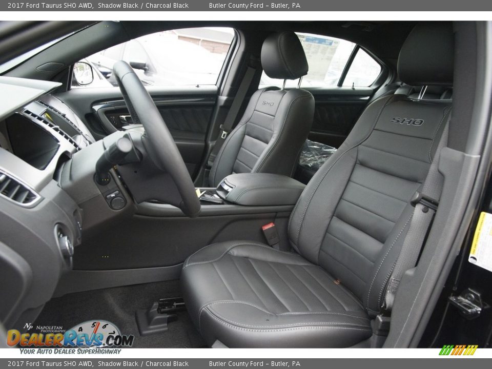 2017 Ford Taurus SHO AWD Shadow Black / Charcoal Black Photo #8