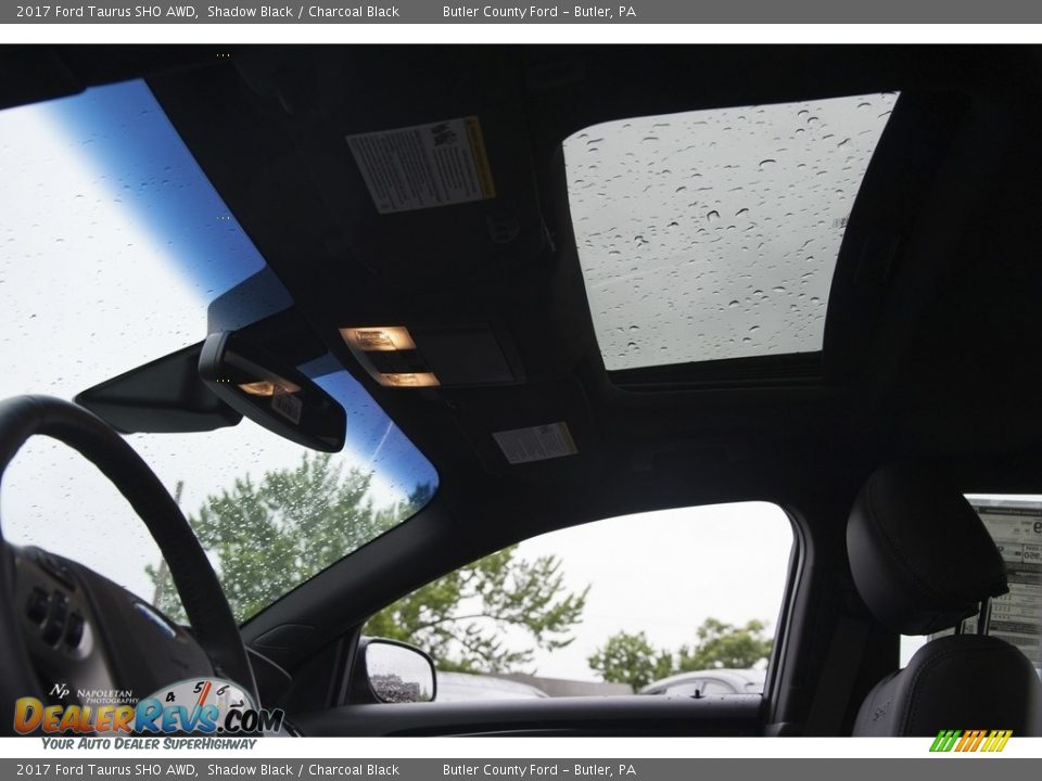 2017 Ford Taurus SHO AWD Shadow Black / Charcoal Black Photo #9