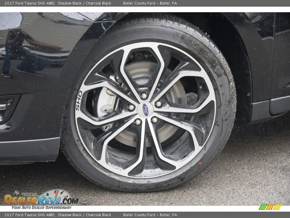 2017 Ford Taurus SHO AWD Shadow Black / Charcoal Black Photo #13