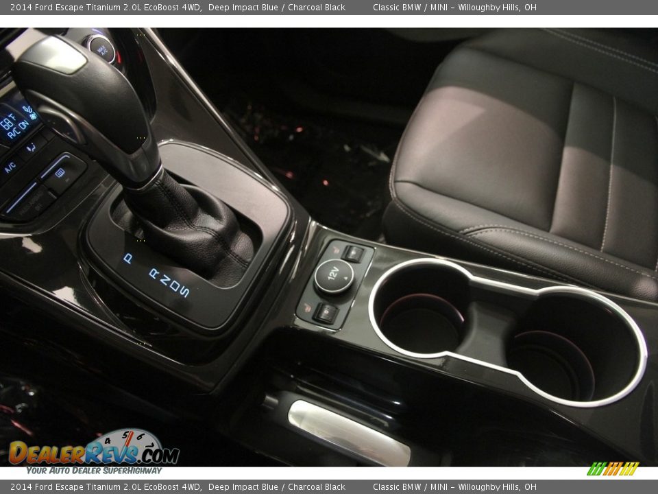 2014 Ford Escape Titanium 2.0L EcoBoost 4WD Deep Impact Blue / Charcoal Black Photo #15