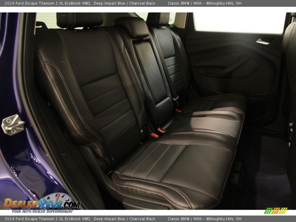 2014 Ford Escape Titanium 2.0L EcoBoost 4WD Deep Impact Blue / Charcoal Black Photo #18