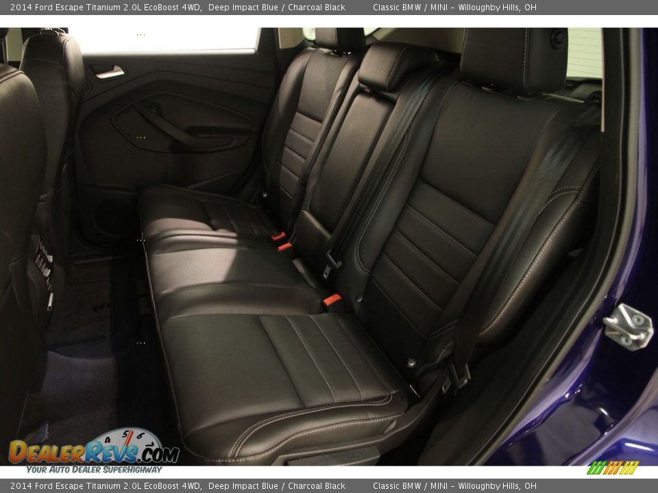 2014 Ford Escape Titanium 2.0L EcoBoost 4WD Deep Impact Blue / Charcoal Black Photo #19