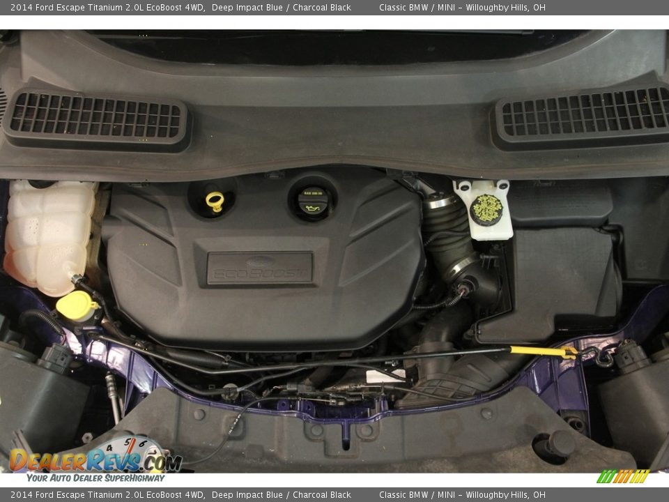 2014 Ford Escape Titanium 2.0L EcoBoost 4WD Deep Impact Blue / Charcoal Black Photo #21
