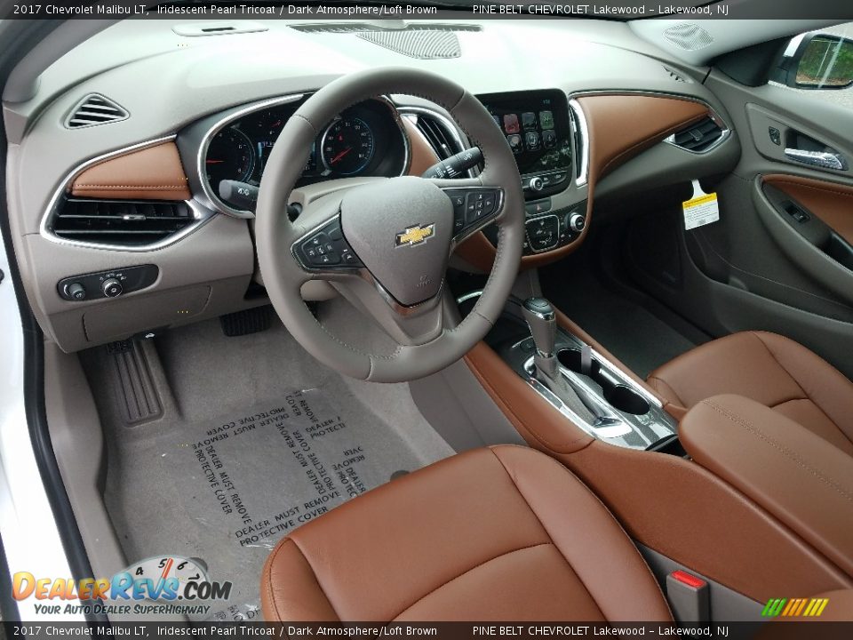 2017 Chevrolet Malibu LT Iridescent Pearl Tricoat / Dark Atmosphere/Loft Brown Photo #7