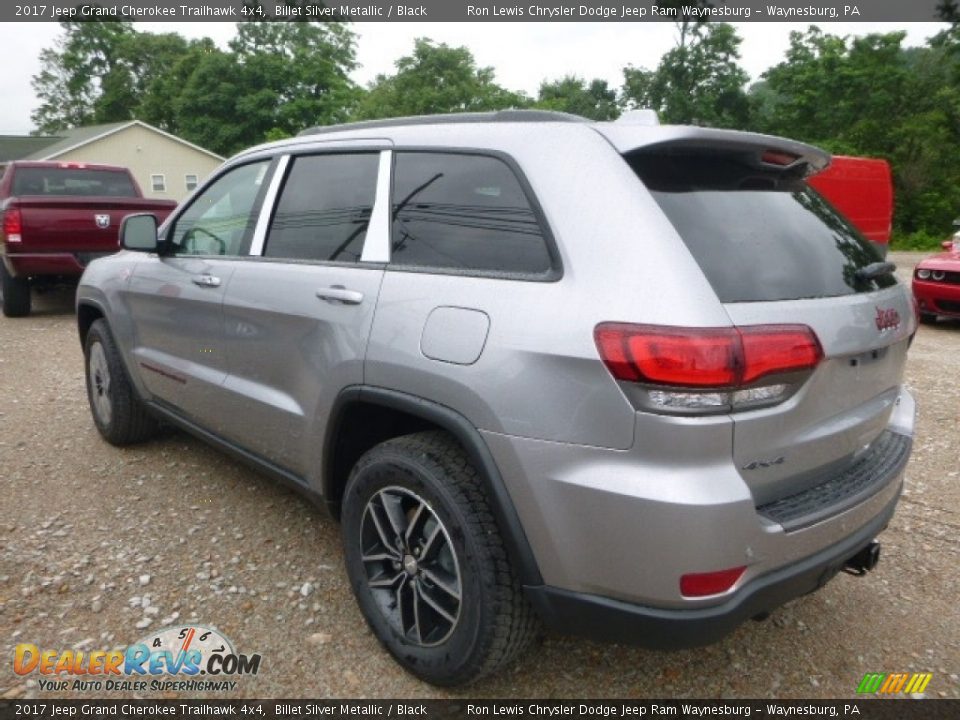 2017 Jeep Grand Cherokee Trailhawk 4x4 Billet Silver Metallic / Black Photo #3