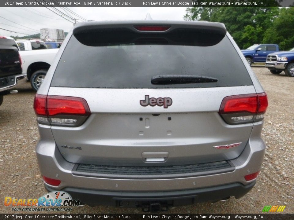 2017 Jeep Grand Cherokee Trailhawk 4x4 Billet Silver Metallic / Black Photo #4