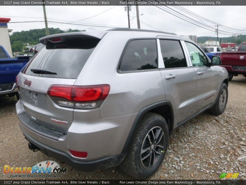 2017 Jeep Grand Cherokee Trailhawk 4x4 Billet Silver Metallic / Black Photo #5