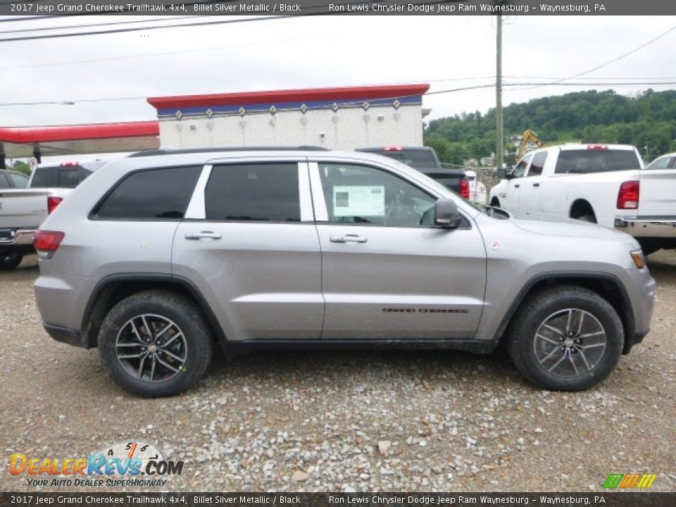 2017 Jeep Grand Cherokee Trailhawk 4x4 Billet Silver Metallic / Black Photo #6