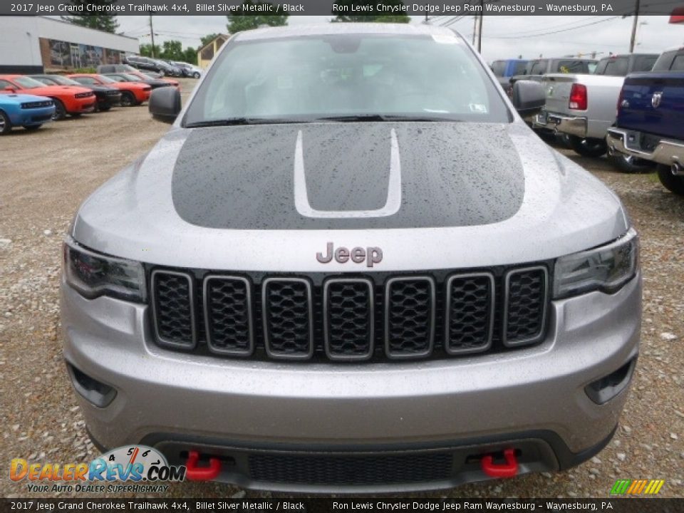 2017 Jeep Grand Cherokee Trailhawk 4x4 Billet Silver Metallic / Black Photo #8