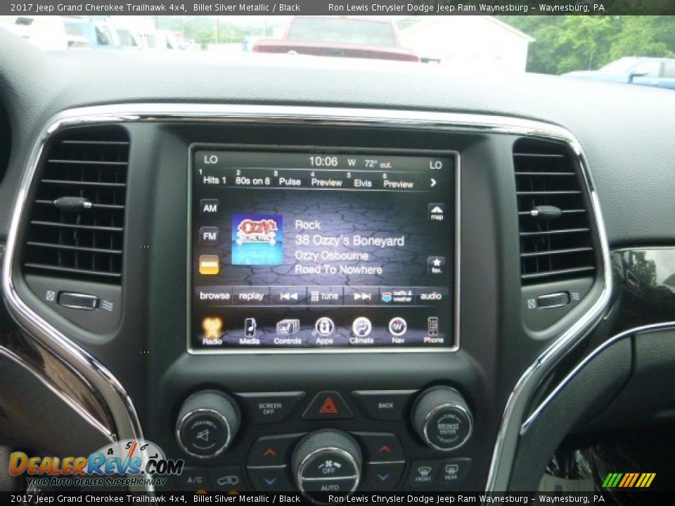 2017 Jeep Grand Cherokee Trailhawk 4x4 Billet Silver Metallic / Black Photo #15