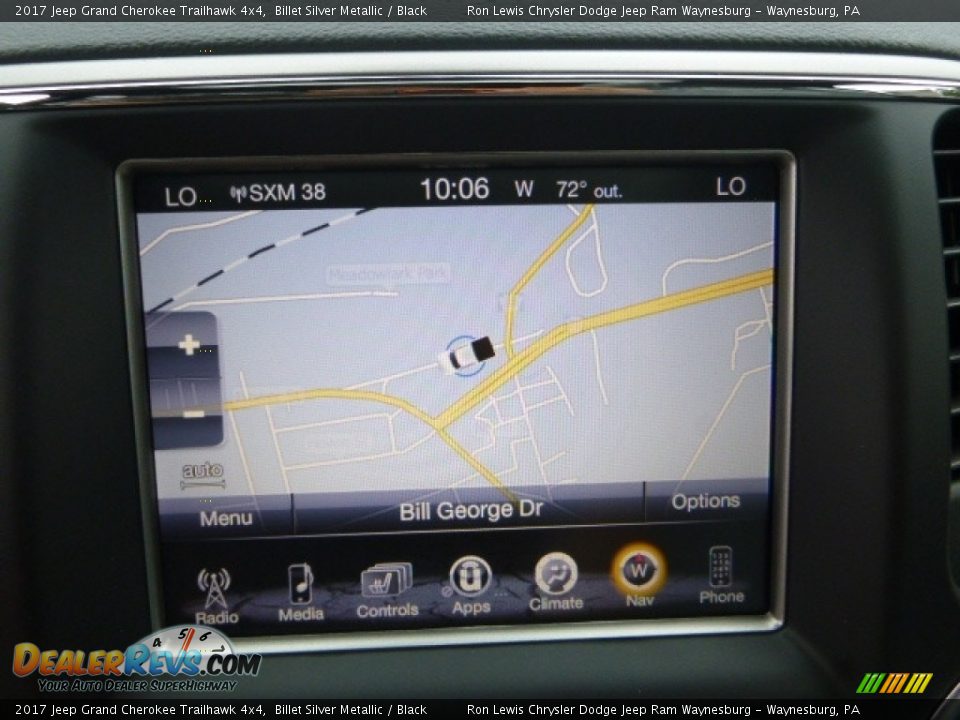 2017 Jeep Grand Cherokee Trailhawk 4x4 Billet Silver Metallic / Black Photo #16