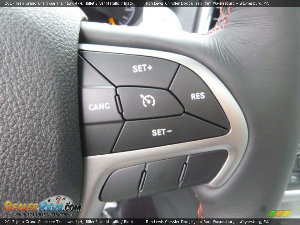 2017 Jeep Grand Cherokee Trailhawk 4x4 Billet Silver Metallic / Black Photo #19