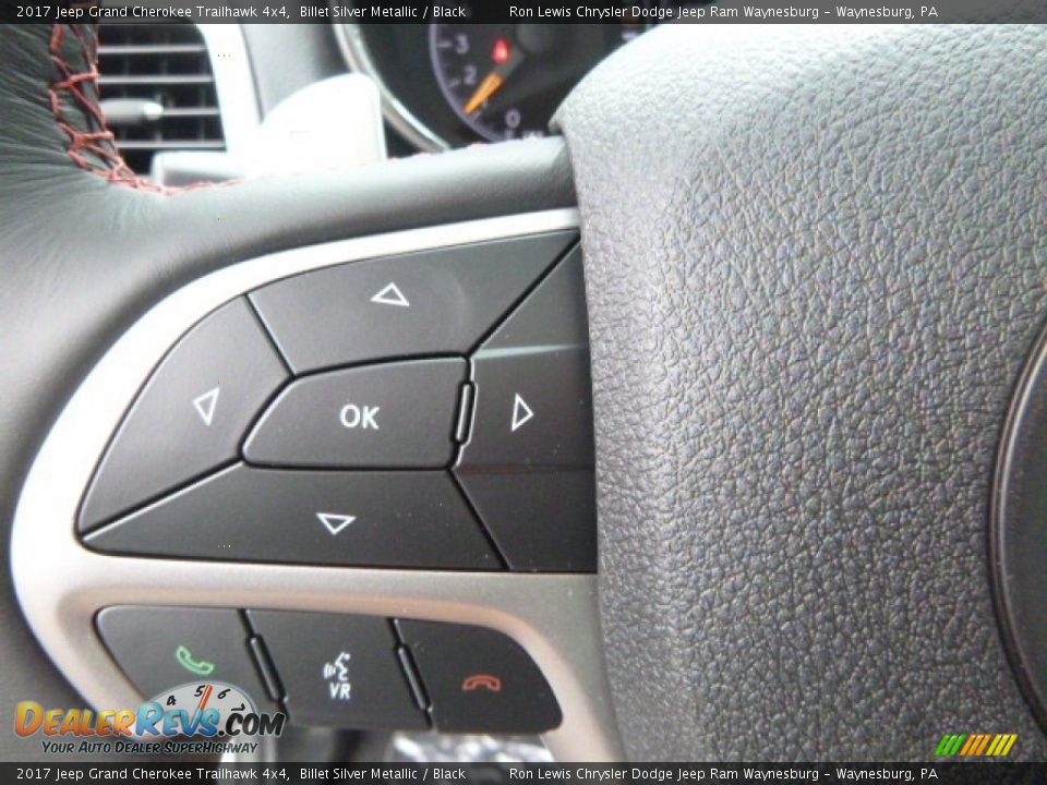 2017 Jeep Grand Cherokee Trailhawk 4x4 Billet Silver Metallic / Black Photo #20